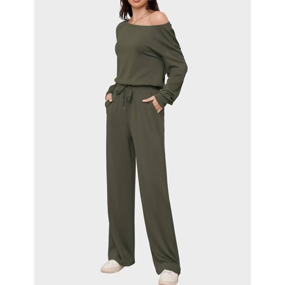 Casly Lamiit Jumpsuit Size Small One Piece Army Green - Picture 3 of 8